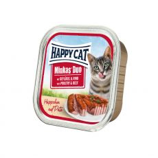 Happy Cat Minkas Duo - Drůbež & Hovězí 100 g