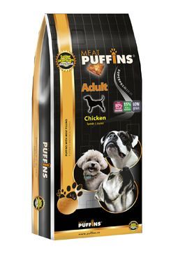Puffins Dog Adult Chicken 1kg Extrudia a.s. Puffins
