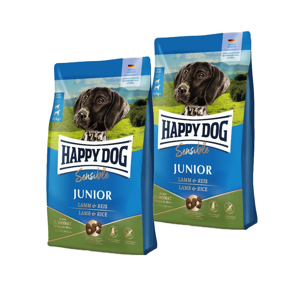 Happy Dog NEW Junior Lamb & Rice 2x10 kg Euroben