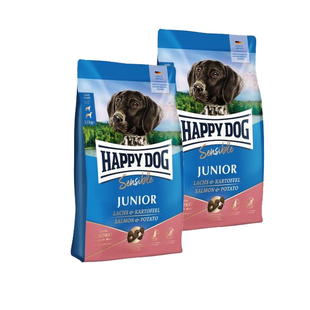 Happy Dog NEW Junior Salmon & Potato 2x10 kg Happy Dog