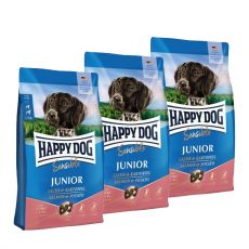 Happy Dog NEW Junior Salmon & Potato 3x10 kg