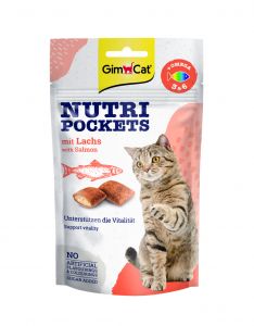 GimCat Nutri Pockets s lososem  60 g