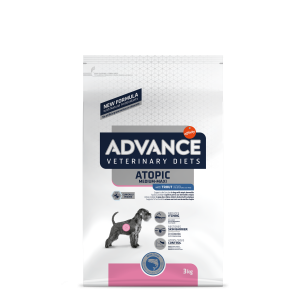ADVANCE-VD Dog Avet Dog Atopic MED/MAX pstruh 3kg