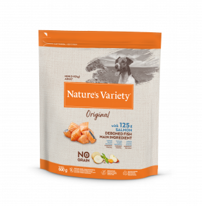 Nature´s variety original pro malé psy s lososem 600g Natures Variety