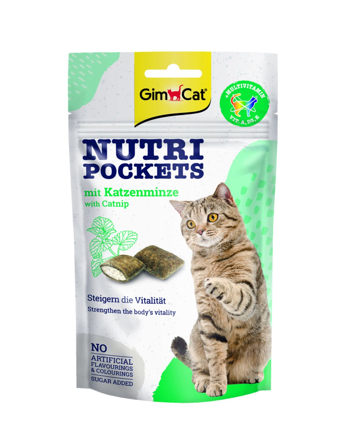 GimCat Nutri Pockets s catnipem 60 g Gimborn
