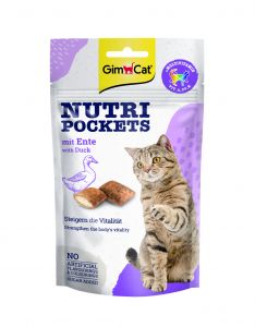 GimCat Nutri Pockets s kachnou 60 g