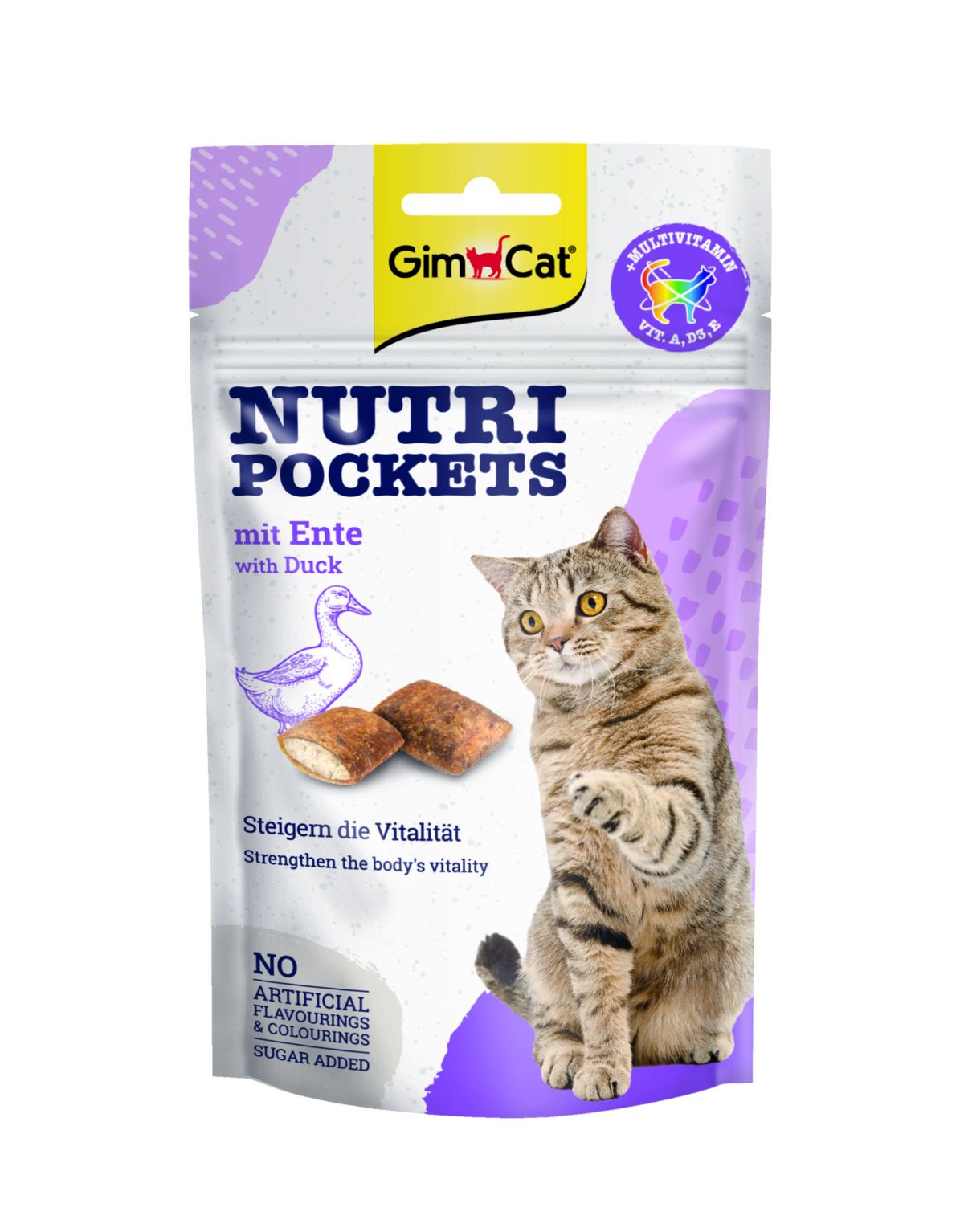 GimCat Nutri Pockets s kachnou 60 g Gimborn