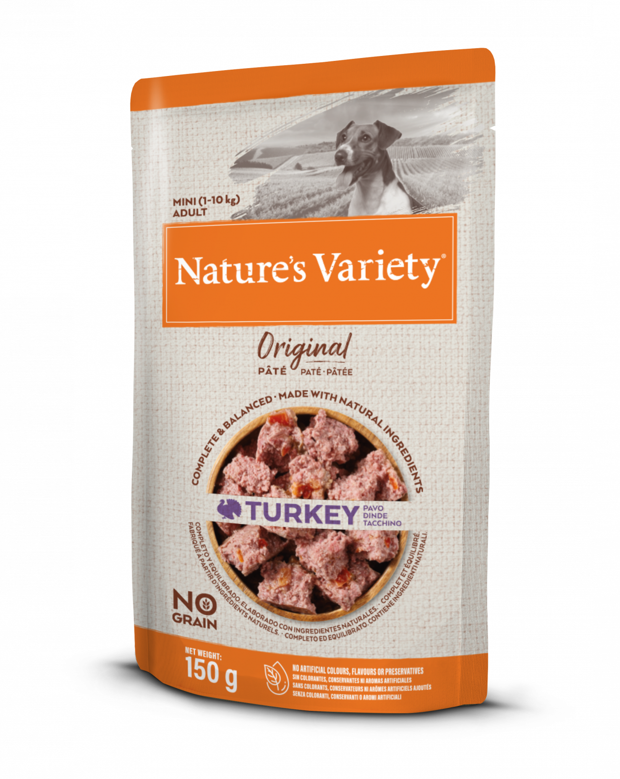 Nature´s variety original pro malé psy s krůtou 150g Natures Variety