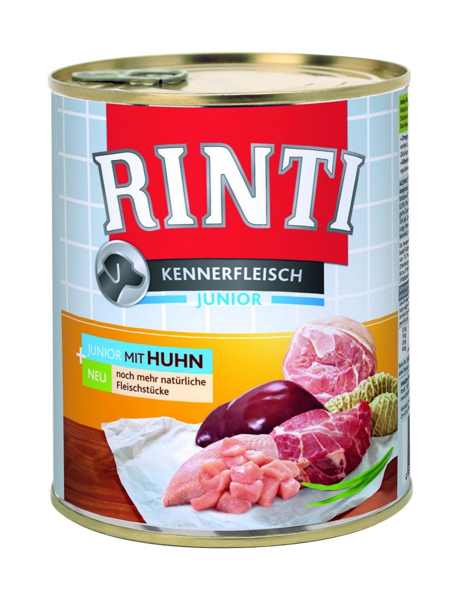 Rinti Dog Junior konzerva kuře 800g Finnern Rinti