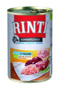 Rinti Dog Junior konzerva kuře 400g