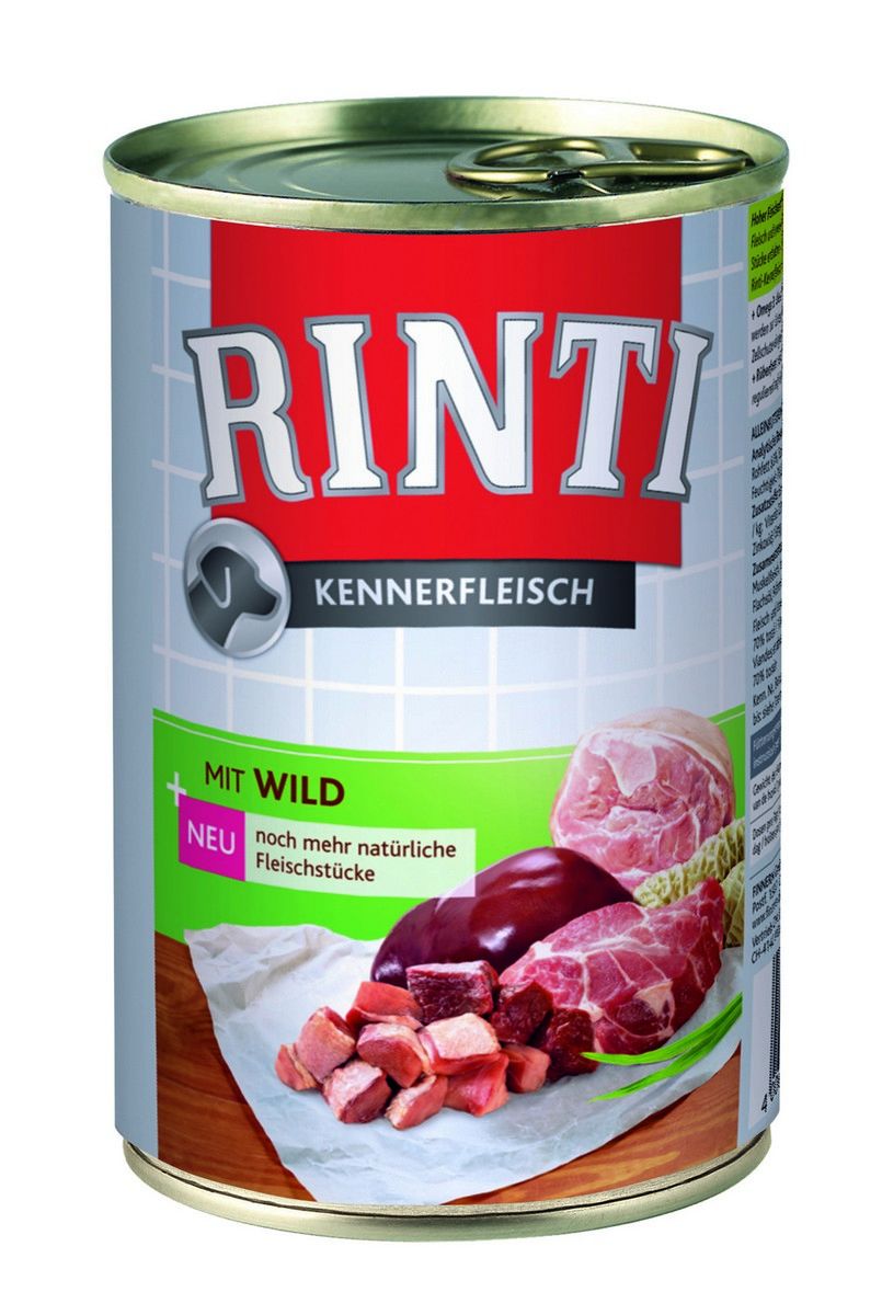 Rinti Dog konzerva zvěřina 400g Finnern Rinti