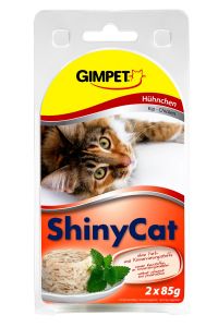 Konzerva SHINY CAT konzerva - kuře 2x70g