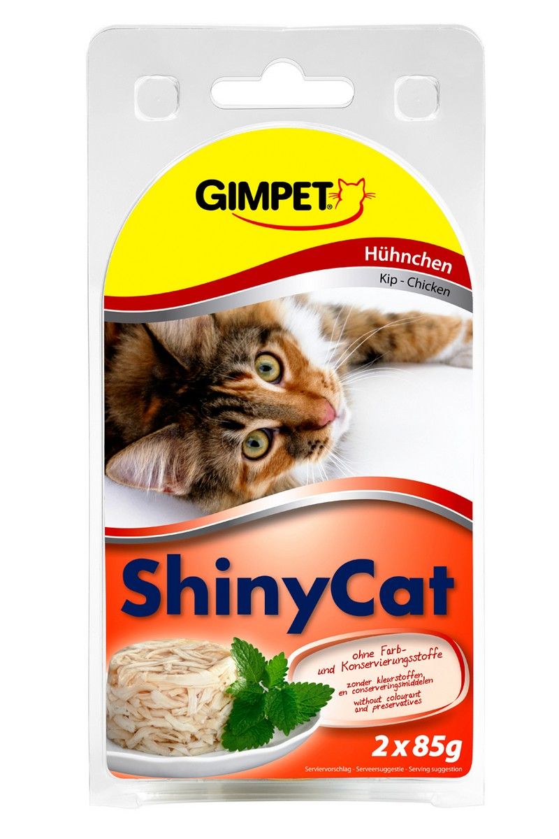 Konzerva SHINY CAT konzerva - kuře 2x70g ShinyCat