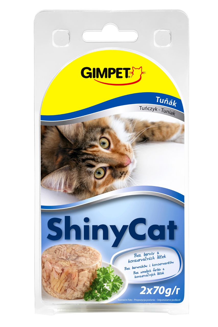 Konzerva SHINY CAT konzerva - tuňák 2x70g ShinyCat