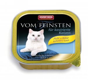 Animonda Vom Feinsten paštika pro kastrované kočky krůta+sýr 100g