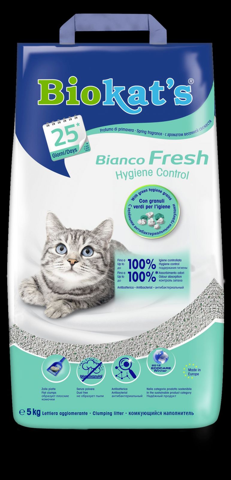 Biokats Bianco Fresh Control podestýlka 5kg Biokat´s