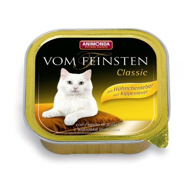 Animonda Vom Feinsten Classic paštika pro kočky kuřecí játra 100g