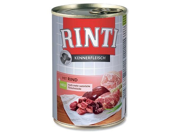 Rinti Dog konzerva hovězí 400g Finnern Rinti