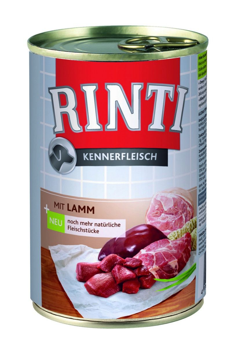Rinti Dog konzerva jehně 400g Finnern Rinti