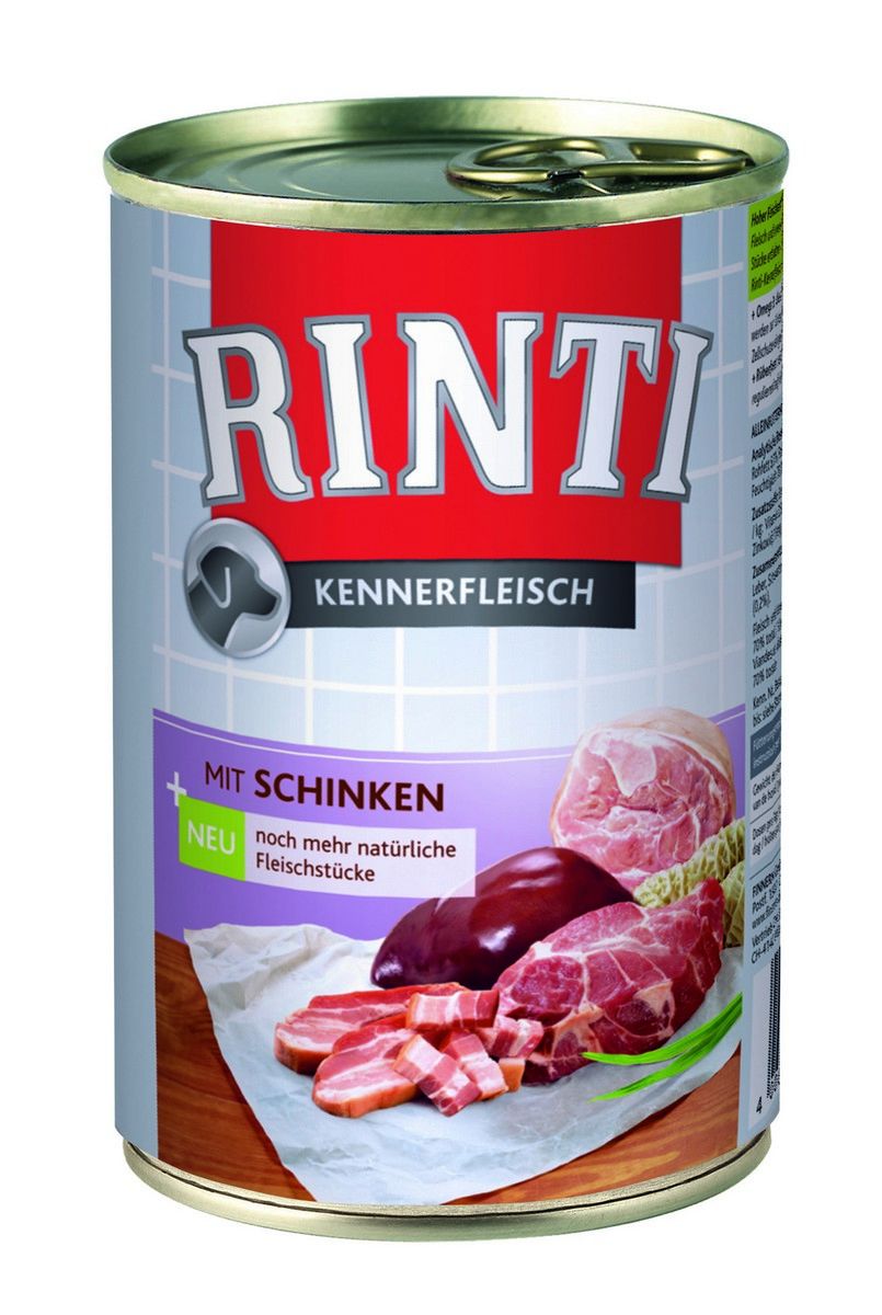 Rinti Dog konzerva šunka 400g Finnern Rinti