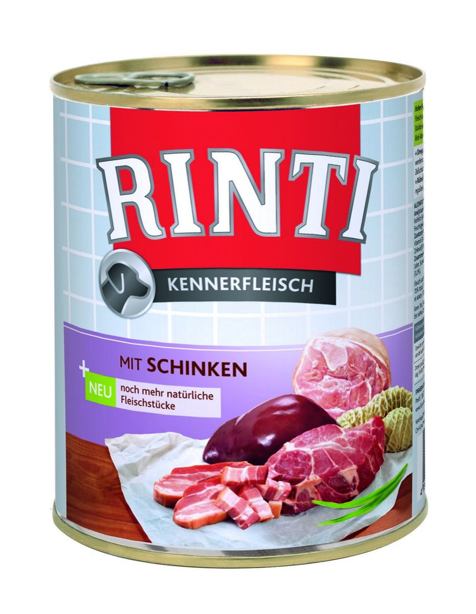 Rinti Dog konzerva šunka 800g Finnern Rinti