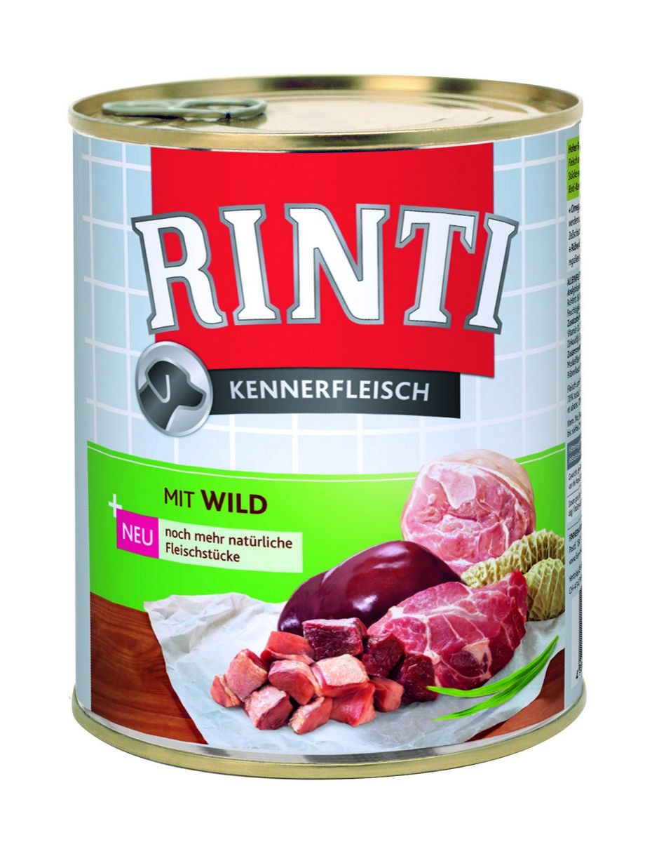 Rinti Dog konzerva zvěřina 800g Finnern Rinti