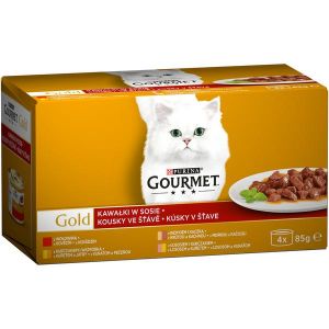 Konzerva Gourmet Gold ve šťávě (4x 85g)