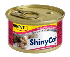 SHINY CAT konzerva kure krab 70g