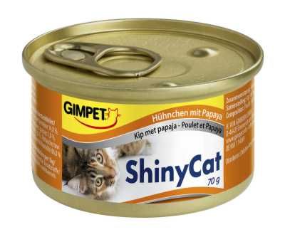 SHINY CAT konzerva kure papaja 70g ShinyCat