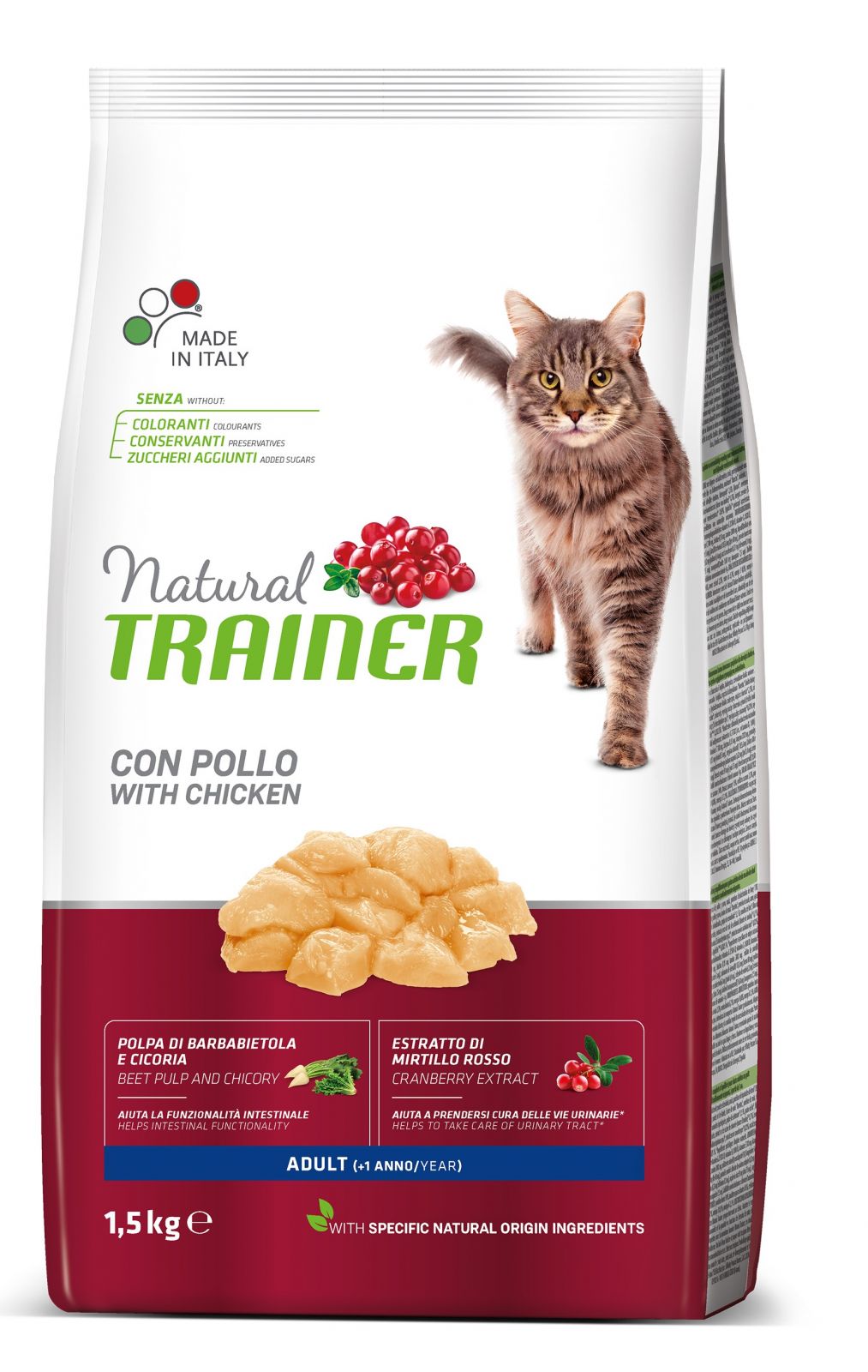 TRAINER Natural Cat Adult kuřecí 1,5kg Natural Trainer