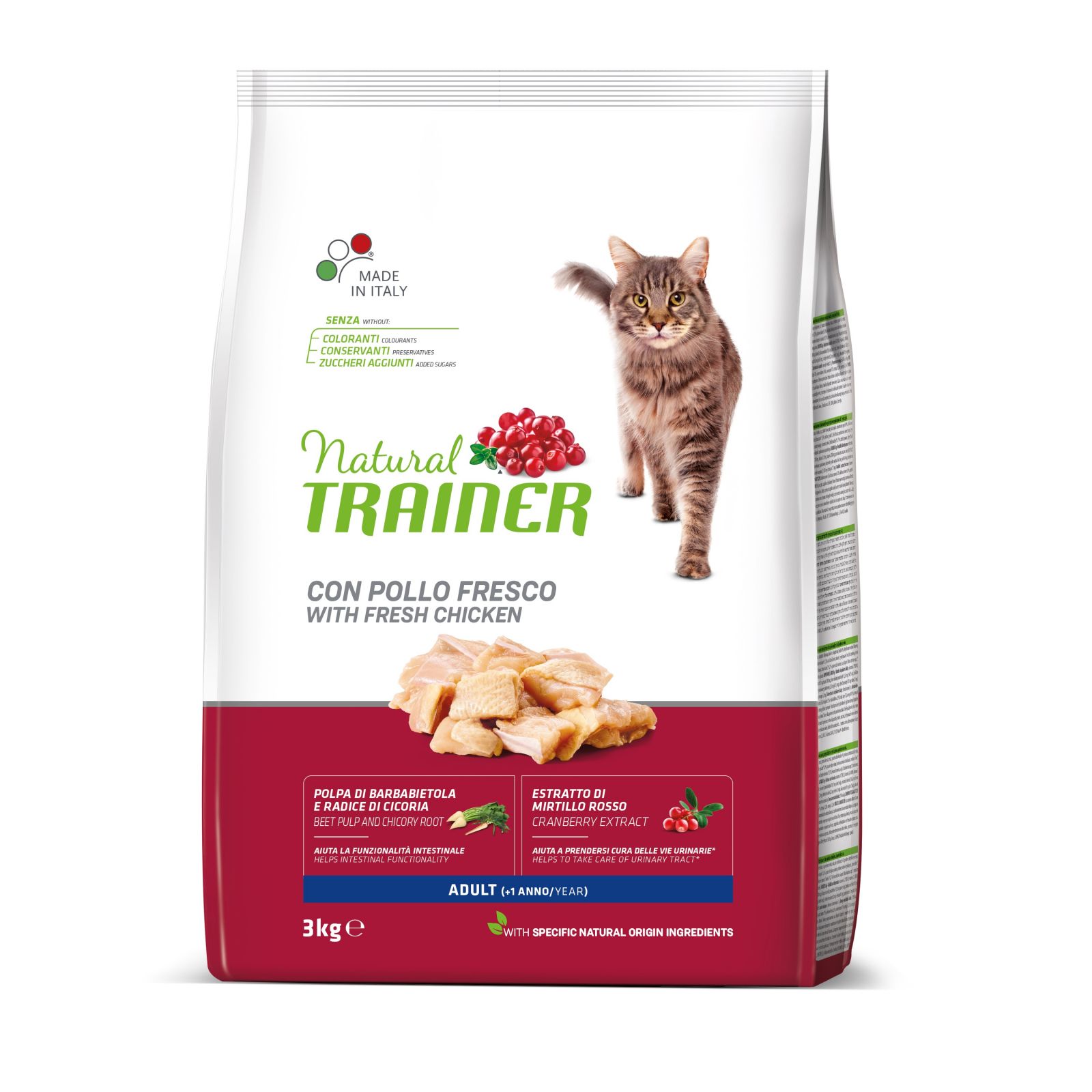TRAINER Natural Cat Adult kuřecí 3kg Natural Trainer