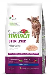 TRAINER Natural Cat Serilised drůbeží maso 1,5kg
