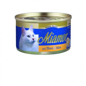 Miamor Cat Filet konzerva tuňák+sýr v želé 100g