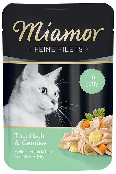 Miamor Cat Filet kapsa tuňák+zelenina v želé 100g Finnern Miamor