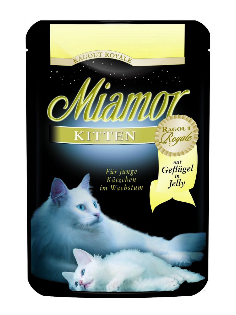 Miamor Cat Ragout Junior kapsa drůbež v želé 100g Finnern Miamor