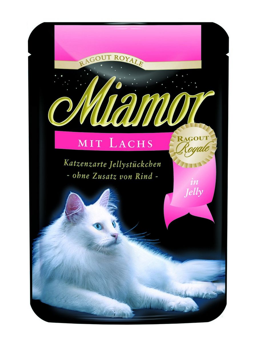 Miamor Cat Ragout kapsa losos v želé 100g Finnern Miamor