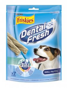 Friskies pochoutka pes DentalFresh 3 v 1 "S" 110g