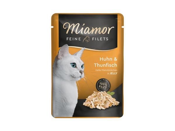 Miamor Cat Filet kapsa kuře+tuňák v želé 100g Finnern Miamor