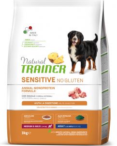 Trainer Natural Sensitive No gluten Adult M/M vepřové 3kg