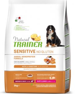Trainer Natural Sensitive No gluten Puppy&Jun M/M losos 3kg