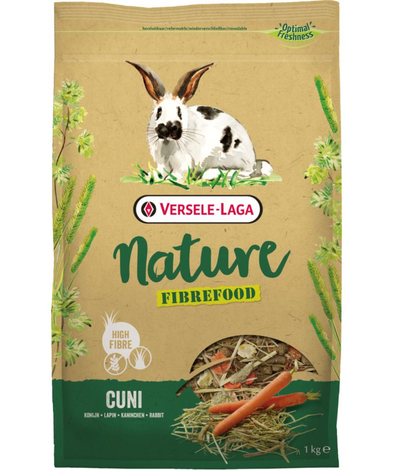 VL Nature Fibrefood Cuni pro králíky 1kg Versele-Laga