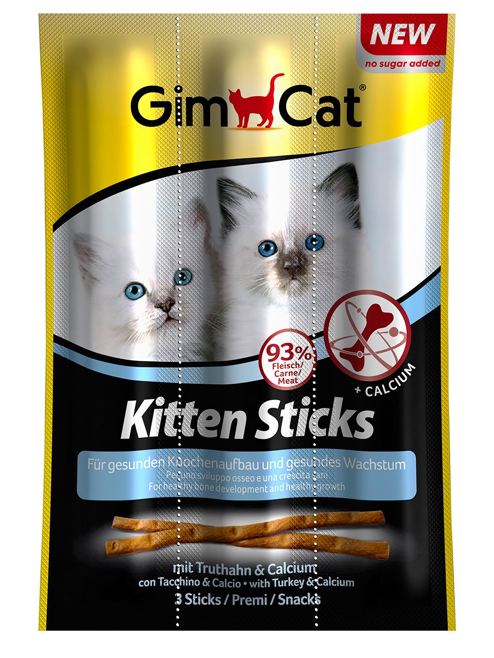 Gimpet Sticks Kitten krocan+calcium 3ks Gimborn