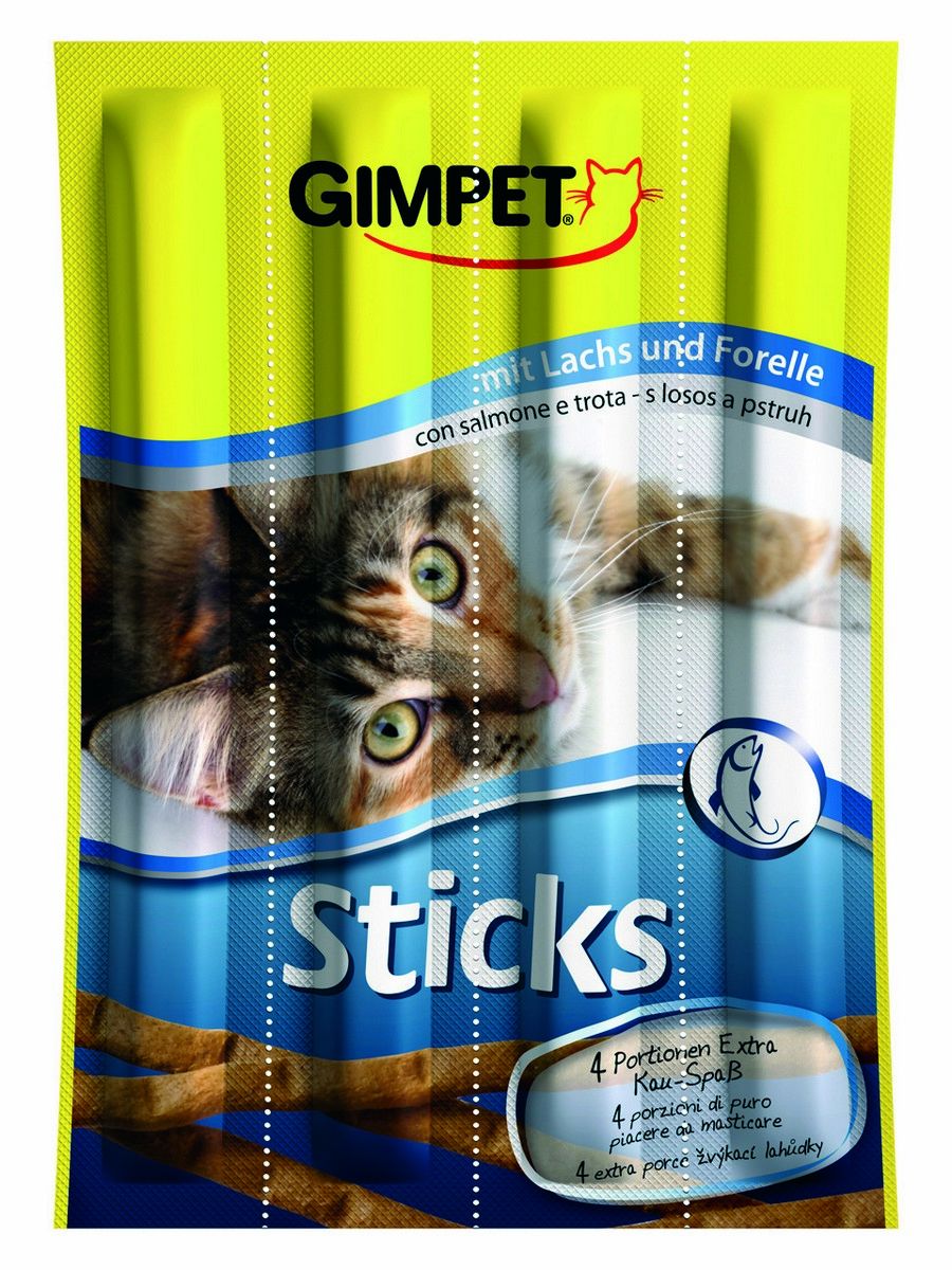 Gimpet Sticks losos+pstruh 4ks Gimborn