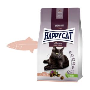 Happy Cat Sterilised Atlantik-Lachs / Losos 2x10 kg