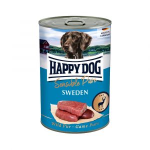 Happy Dog Wild Pur Sweden - zvěřinová 400 g Euroben