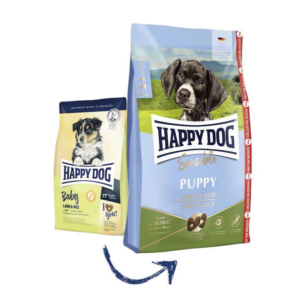 Happy Dog Puppy Lamb & Rice 18 kg Euroben