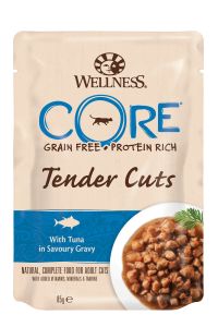 Wellness CORE Tender Cuts with Tuna in Savoury Gravy 85G