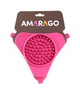 Amarago lízací podložka trojúhelník růžový