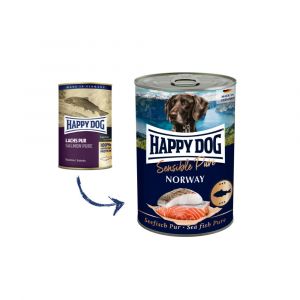 Happy Dog Lachs Pur Norway - losos 400 g Euroben