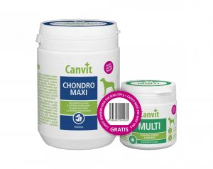 Canvit Chondro Maxi pro psy 500g + Canvit Multi pro psy 100 g zdarma